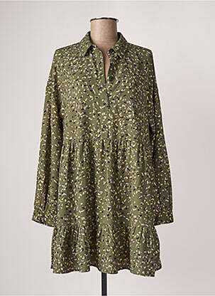 Robe courte vert ONLY pour femme