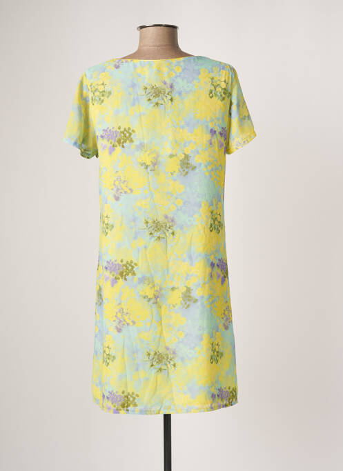 Robe courte jaune BELLITA pour femme