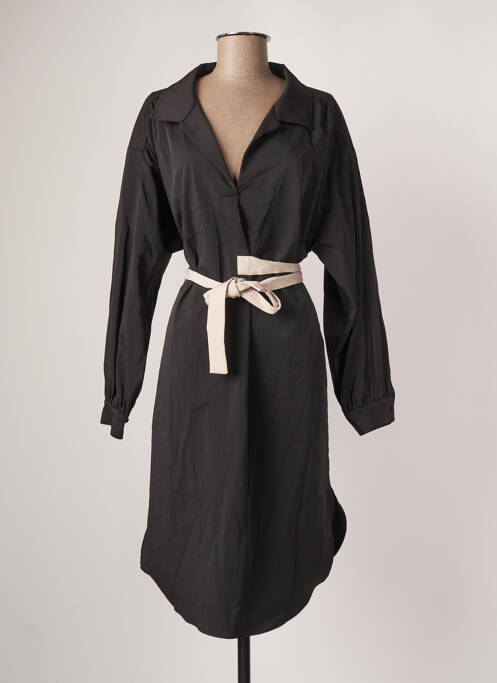 Robe mi-longue noir DEUX. BY ELINE DE MUNCK pour femme