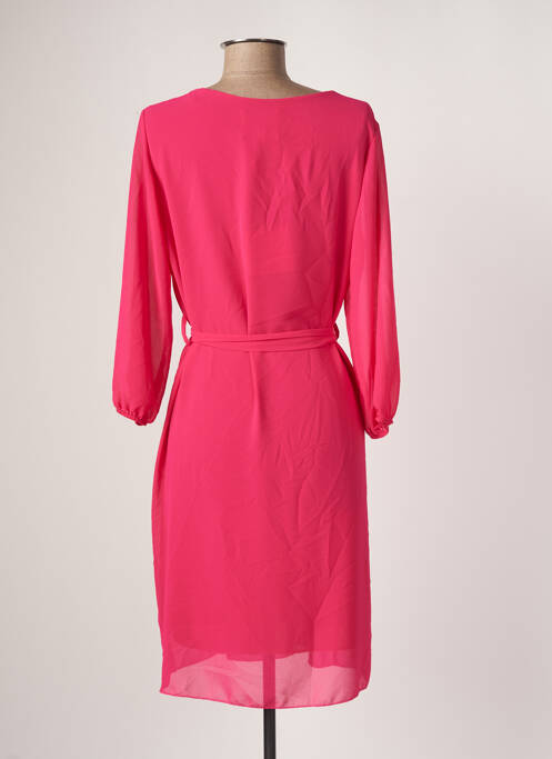Robe mi-longue rose BELLITA pour femme