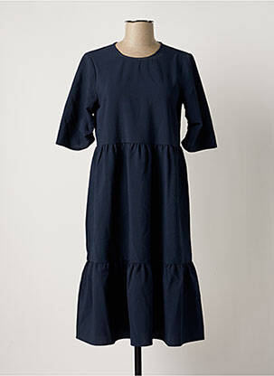 Robe mi-longue bleu VERO MODA femme