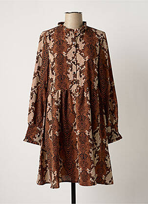 Robe courte marron VILA femme