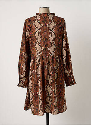 Robe courte marron VILA femme