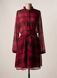 Robe mi-longue rouge KOCCA femme