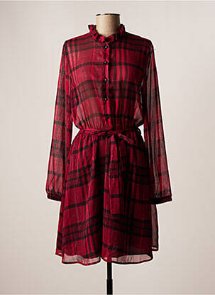 Robe mi-longue rouge KOCCA femme