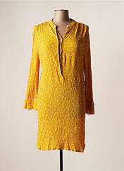 Robe mi-longue jaune CLOUDS OF FASHION pour femme seconde vue