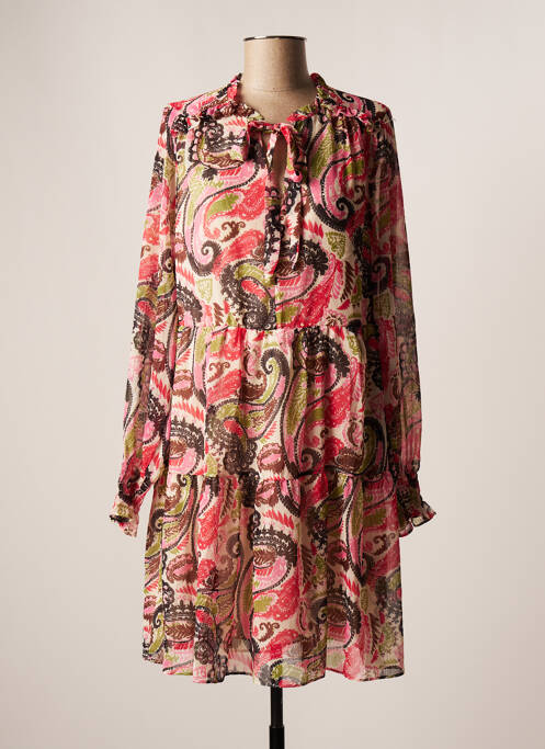 Robe courte rose AMELIE & AMELIE femme