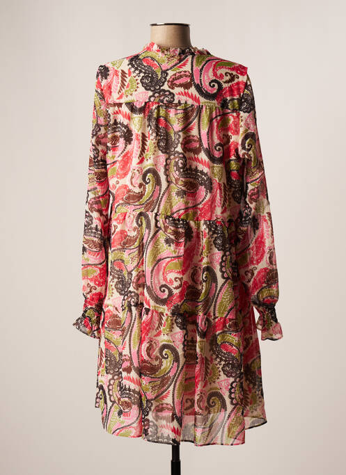 Robe courte rose AMELIE & AMELIE pour femme