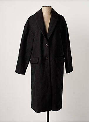 Manteau long noir VILA pour femme