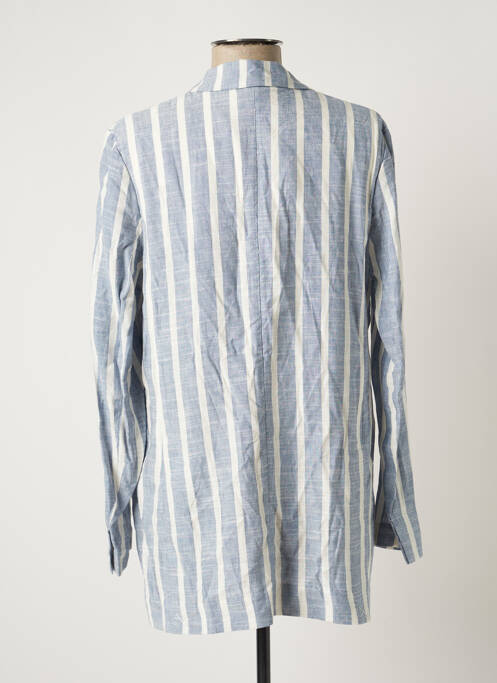 Blazer bleu MANGO pour femme