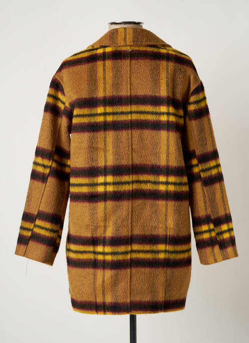 Manteau long marron LPB pour femme