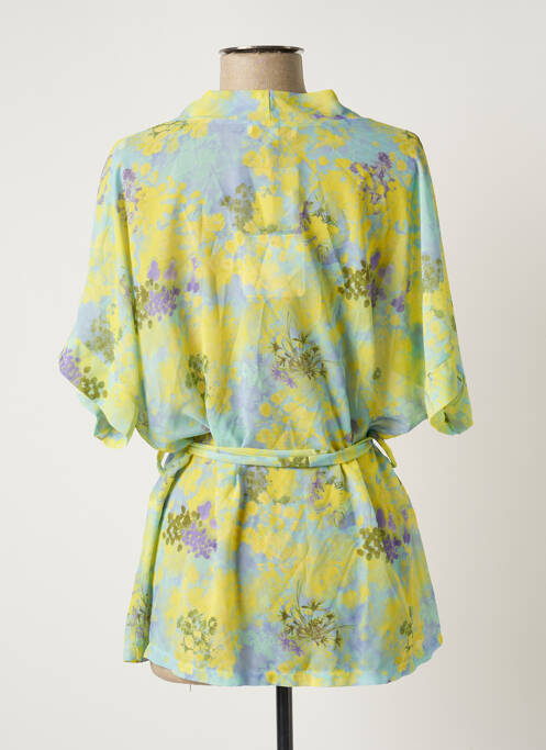 Veste kimono jaune BELLITA pour femme