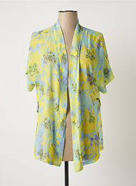 Veste kimono bleu BELLITA femme