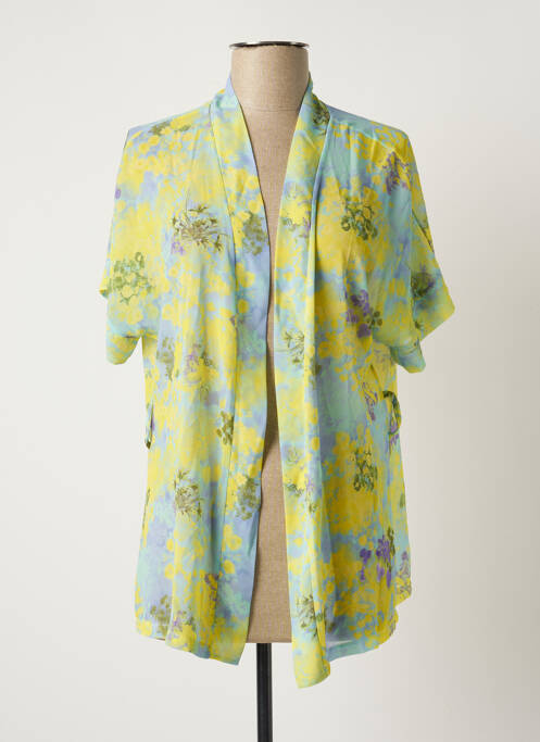 Veste kimono bleu BELLITA pour femme