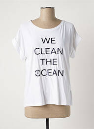 T-shirt blanc SAVE THE DUCK femme