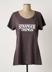 T-shirt gris STRANGER THINGS pour femme seconde vue