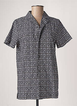 Chemise manches courtes noir DYJCODE BY DENNIS PRAET  homme