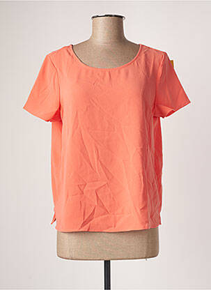 Top orange VILA femme