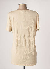 T-shirt beige VERO MODA pour femme seconde vue