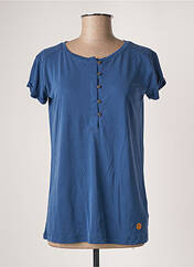 T-shirt bleu ZEB STYLE LAB  pour femme seconde vue