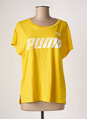 T-shirt jaune PUMA pour femme seconde vue