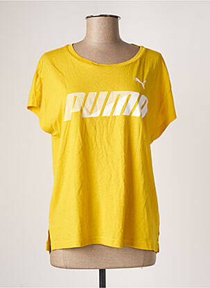 T-shirt jaune PUMA pour femme