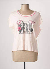 T-shirt rose ASTRID pour femme seconde vue