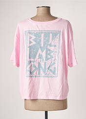 T-shirt rose BILLABONG pour femme seconde vue