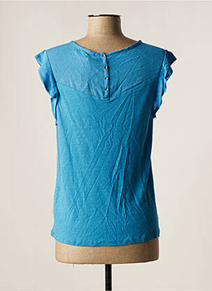 T-shirt bleu PEPE JEANS femme