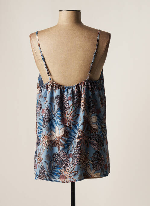 Top bleu BELLITA pour femme