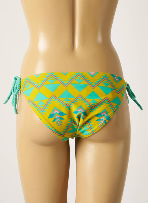 Bas de maillot de bain jaune PIECES pour femme