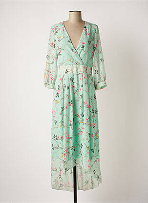 Robe longue vert BELLITA femme
