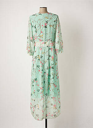 Robe longue vert BELLITA femme