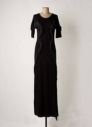Robe longue noir BLACK LABEL pour femme