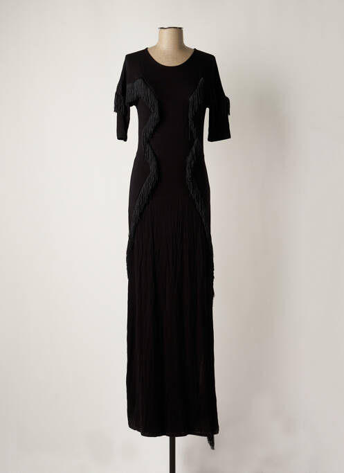 Robe longue noir BLACK LABEL pour femme