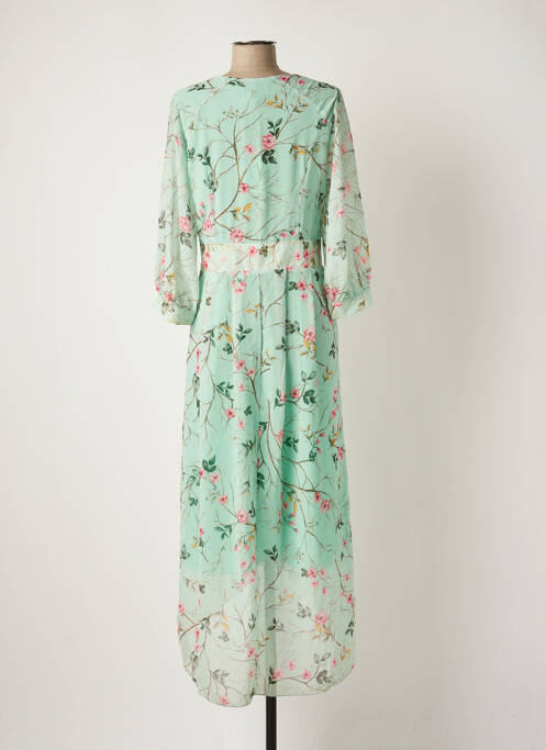 Robe longue vert BELLITA pour femme