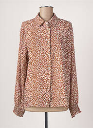Chemisier marron BELLITA femme