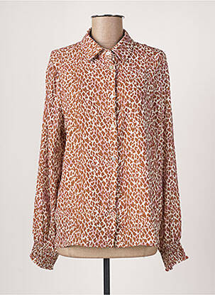 Chemisier marron BELLITA femme
