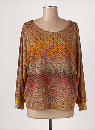 Top marron BELLITA femme
