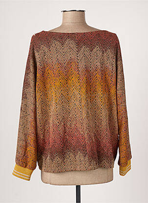 Top marron BELLITA femme