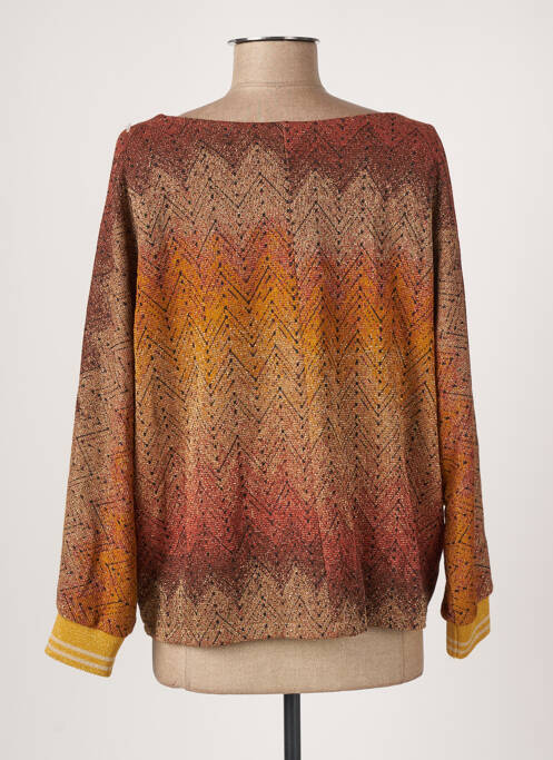 Top marron BELLITA femme