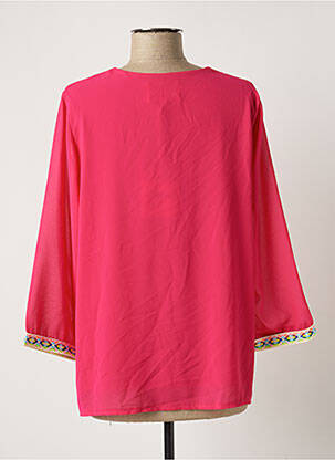 Blouse manches 3/4 manches 3/4 rose BELLITA femme