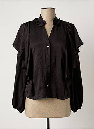 Chemisier coupe fluide manches longues noir VERO MODA femme