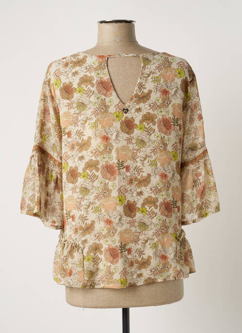 Blouse beige AMELIE & AMELIE pour femme