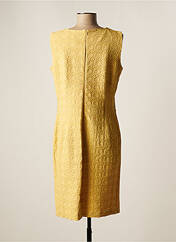 Robe mi-longue jaune CHRISTINE LAURE pour femme seconde vue