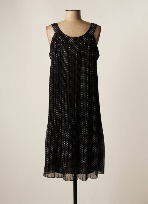 Robe mi-longue noir FRED SABATIER pour femme