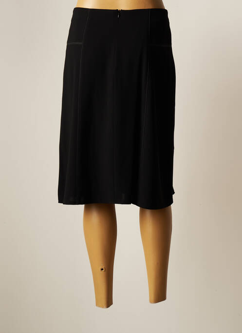 Jupe mi-longue noir CHRISTINE LAURE femme