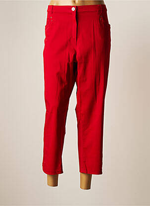 Pantalon 7/8 rouge CHRISTINE LAURE pour femme