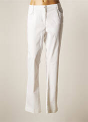 Pantalon droit blanc CHRISTINE LAURE pour femme seconde vue