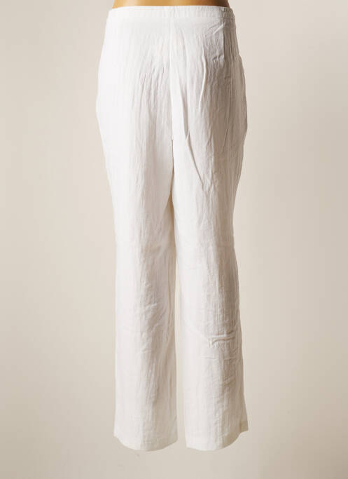 Pantalon droit blanc JEAN GABRIEL pour femme